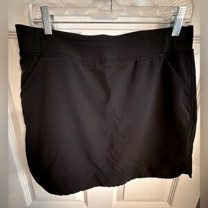 32 Degrees Black Skort with Ribbed Waistband Size M